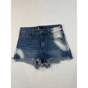 Kut from the Kloth Jane high rise shorts acid wash size 2 summer spring cutoff
